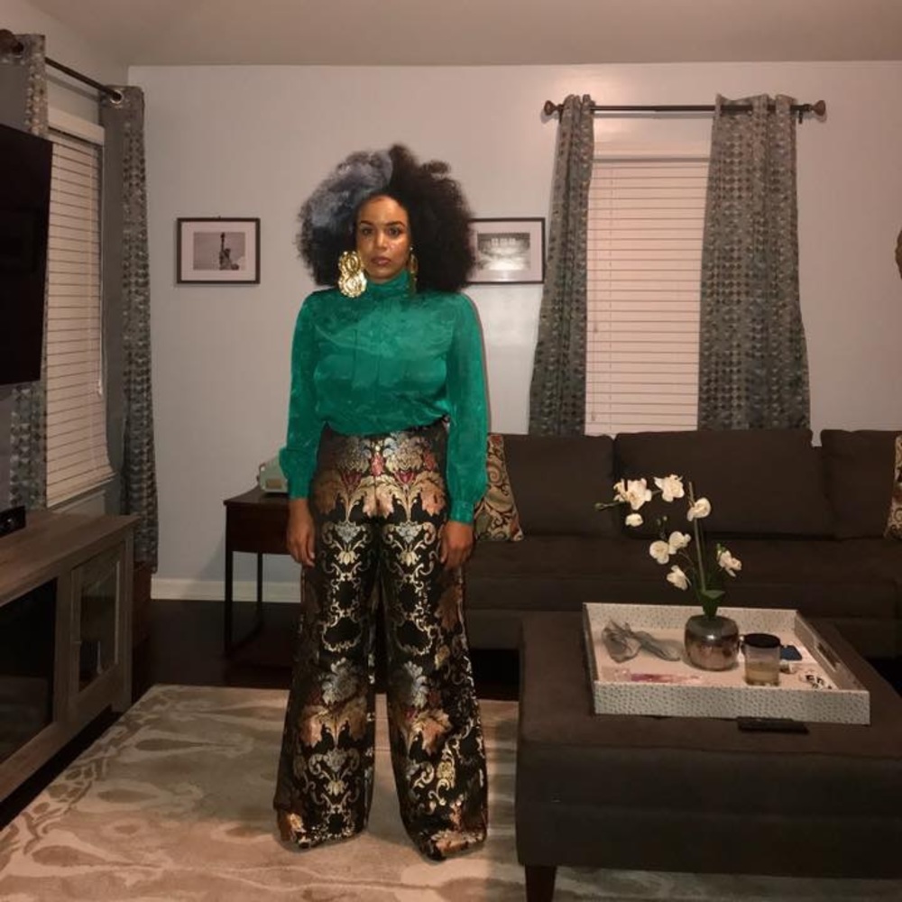 Vintage silk blouse